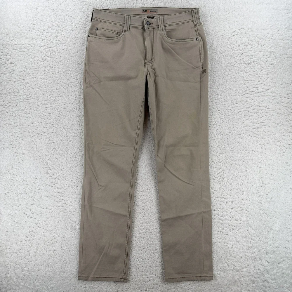 5.11 Tactical Pants Mens 34x32 Beige Regular Fit Stretch Chino Casual Workwear